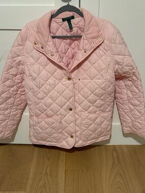 Ralph Lauren Quilted Light Pink Jacket